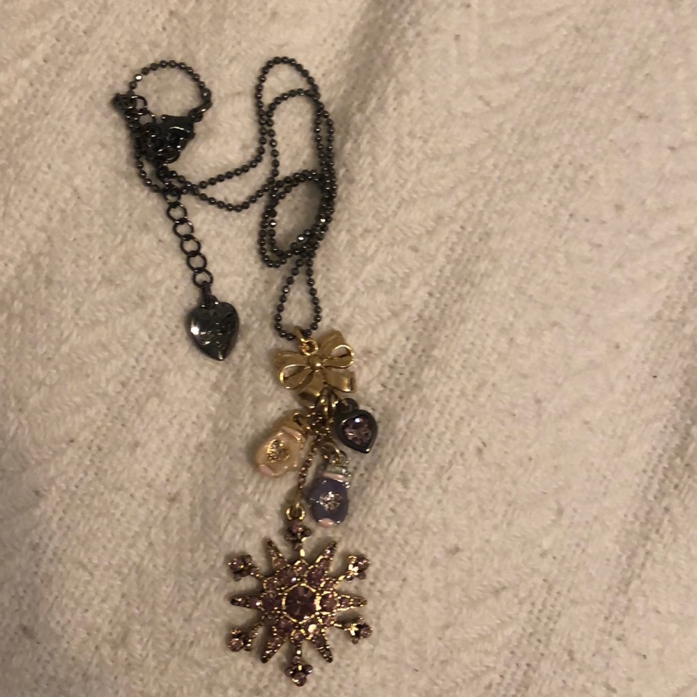 Betsey Johnson winter necklace